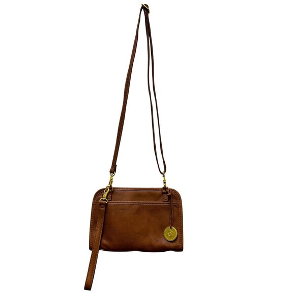 Minooy Uzania Brown Leather Crossbody Bag - Picture 5 of 13